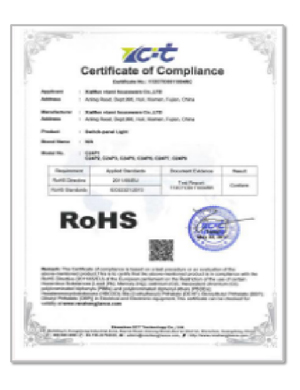 RoHS certification