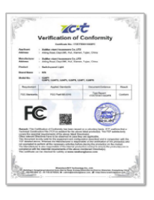 FCC certification